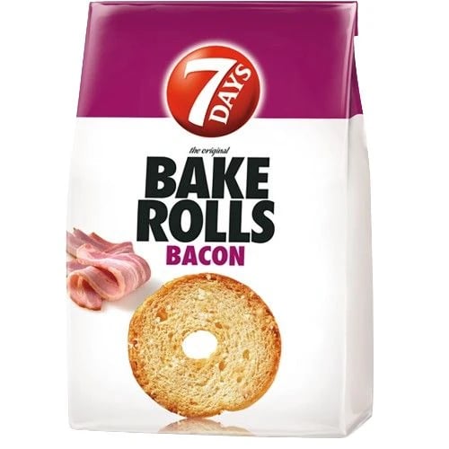 7 days bake rolls bacon 80g